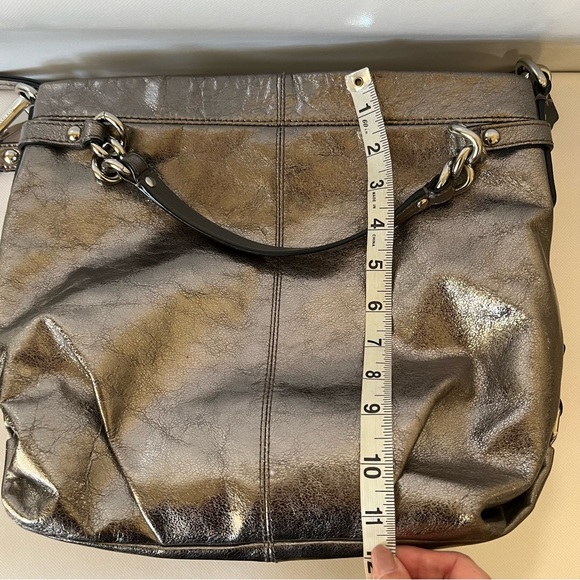 Coach Brooke Metallic Hobo Shoulder Bag - Picture 10 of 11